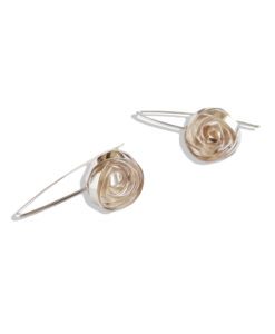 Romantic Rose Earrings - Dangles - sterling silver