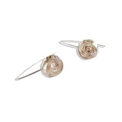Romantic Rose Earrings - Dangles - sterling silver