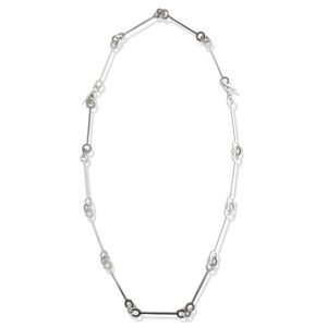 Nought Adjustable Necklace by Essemgé - on white background