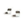 Cube Stud Earrings - Maxi