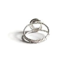 3-Circle Ring with Split Rope Shank