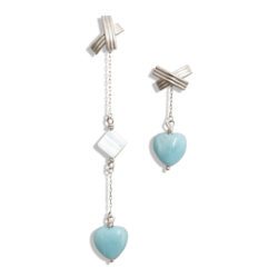 Amazonite Earring Enhancers collection by Essemgé