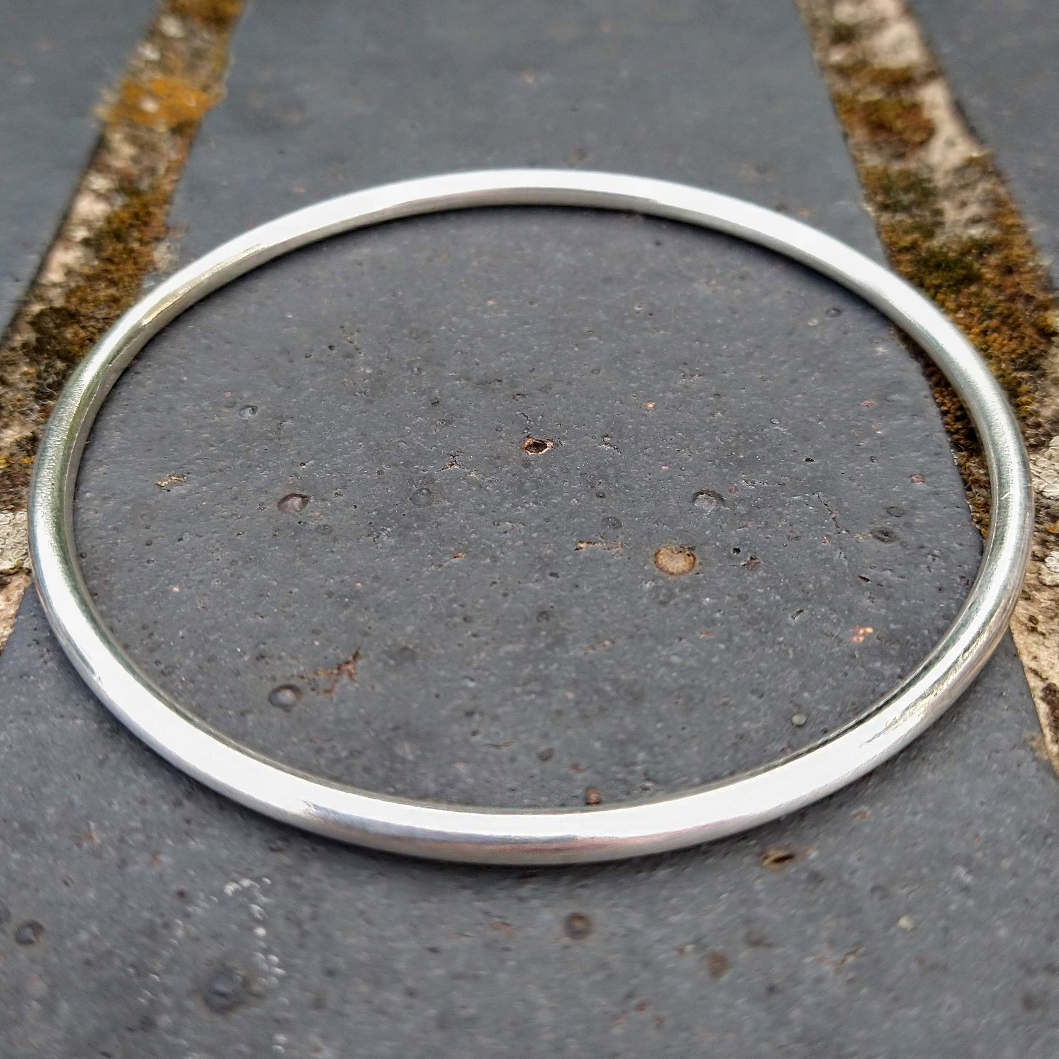 Silver Stacking Bangle - Monday Bangle by Essemgé