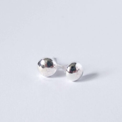 Silver Midi Candy Stud Earrings by Essemgé