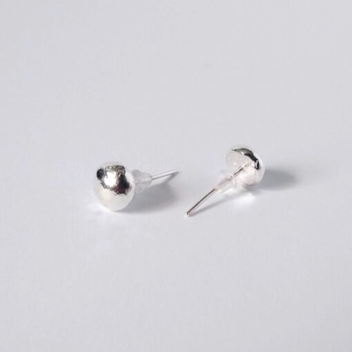 Silver Midi Candy Stud Earrings by Essemgé