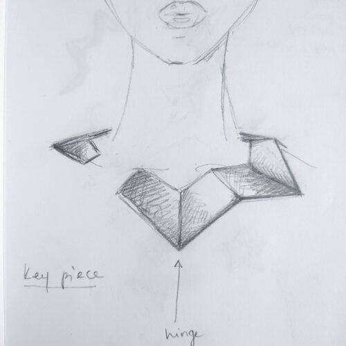 Star-Ring-statement-necklace-drawing by Essemgé